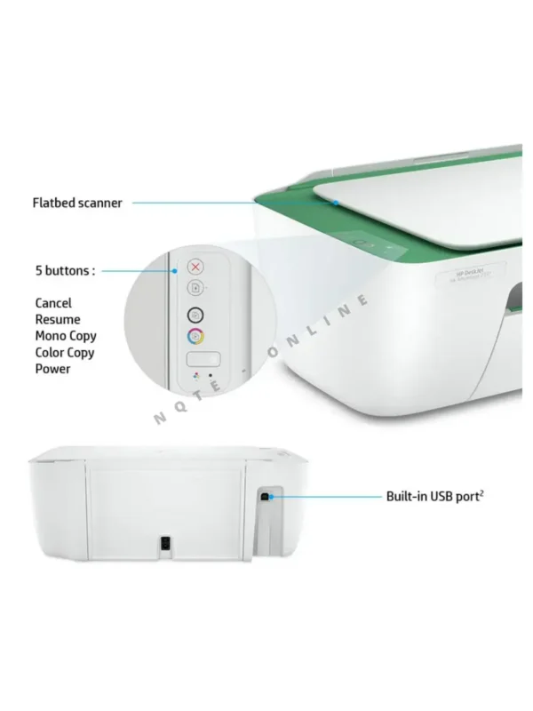 2 HP DeskJet Ink Advantage 2335 All-in-One Printer – Print/Scan/Copy, Affordable Home & Student Printer